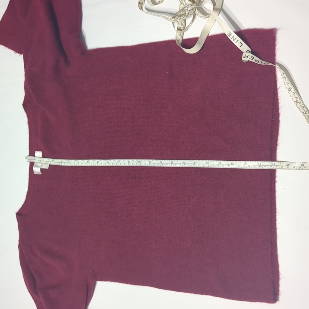 Rachel Parcell Womens Sweater Puff Sleeves Coquette Girly Hot Pink Barbie Large - Picture 12 of 13